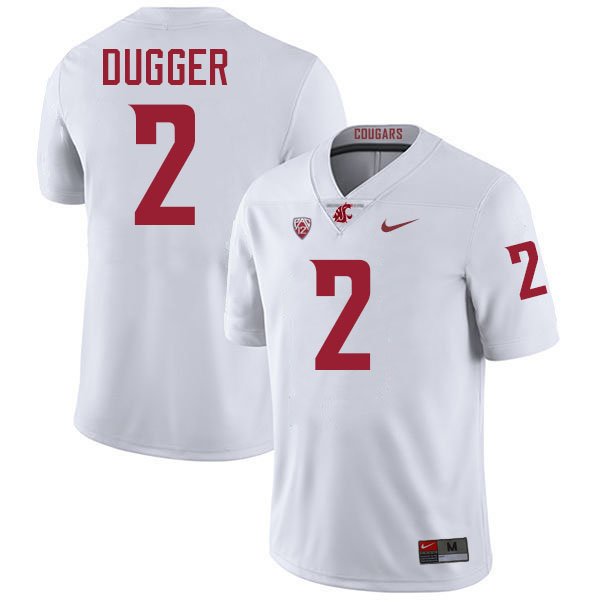 Julian Dugger WSU Cougars Jersey.Washington State Cougars #2 Julian Dugger Jersey Youth-White